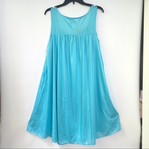 2X, Aqua Dolly Nightgown - Picture 3 of 5